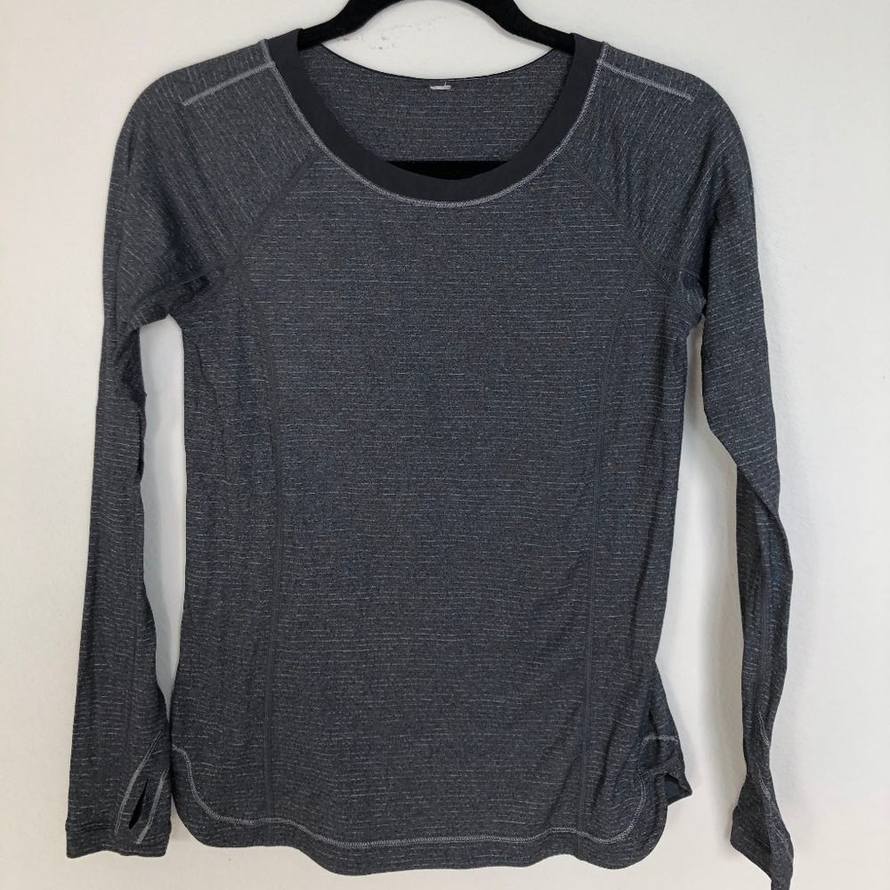 Lululemon Striped Long Sleeve Shirt